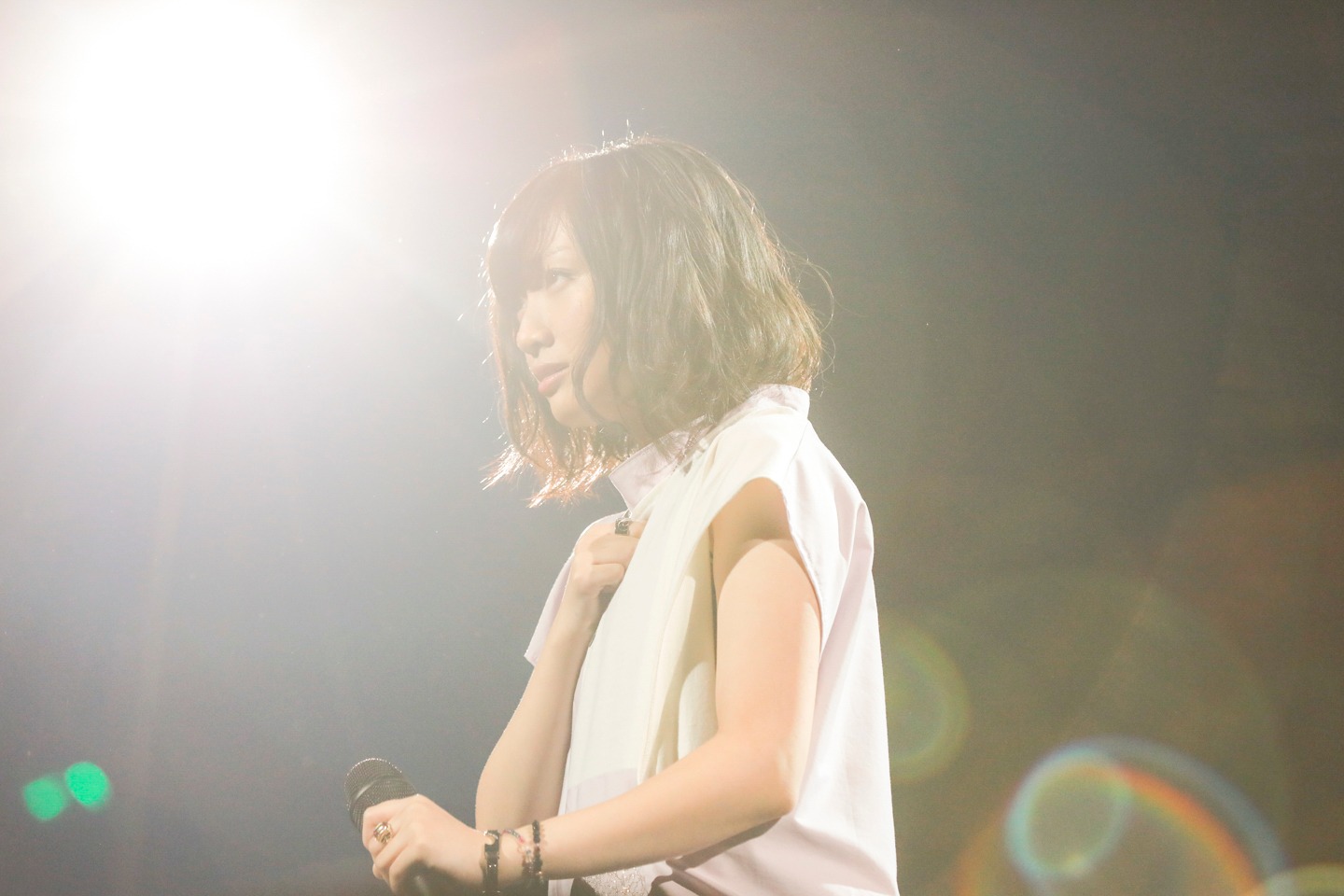 有安杏果「ココロノセンリツ ～feel a heartbeat～ Vol.1.5」東京・日本武道館公演の様子。（写真提供：キングレコード）