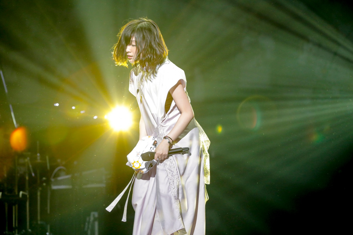 有安杏果「ココロノセンリツ ～feel a heartbeat～ Vol.1.5」東京・日本武道館公演の様子。（写真提供：キングレコード）