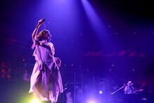 有安杏果「ココロノセンリツ ～feel a heartbeat～ Vol.1.5」東京・日本武道館公演の様子。（写真提供：キングレコード）