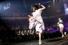 有安杏果「ココロノセンリツ ～feel a heartbeat～ Vol.1.5」東京・日本武道館公演の様子。（写真提供：キングレコード）