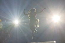 有安杏果「ココロノセンリツ ～feel a heartbeat～ Vol.1.5」東京・日本武道館公演の様子。（写真提供：キングレコード）