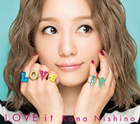 西野カナ「LOVE it」初回限定盤ジャケット