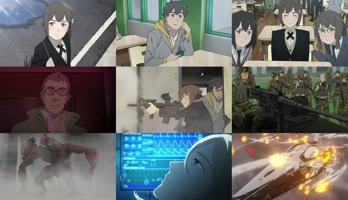 アニメ「UNDER THE DOG」のキャプチャ画像。