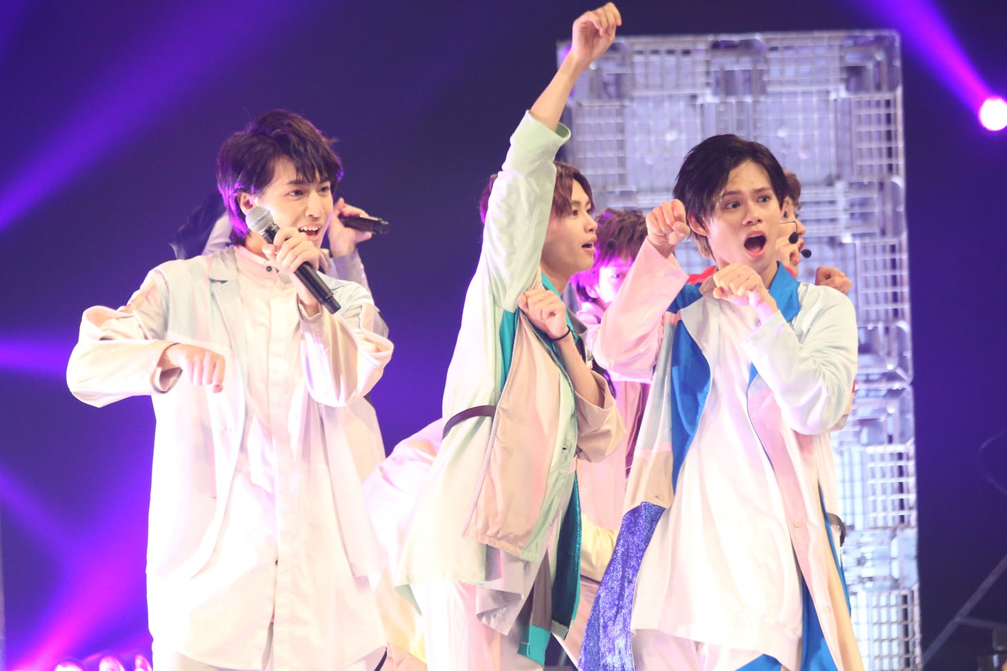 ライブパートの様子。