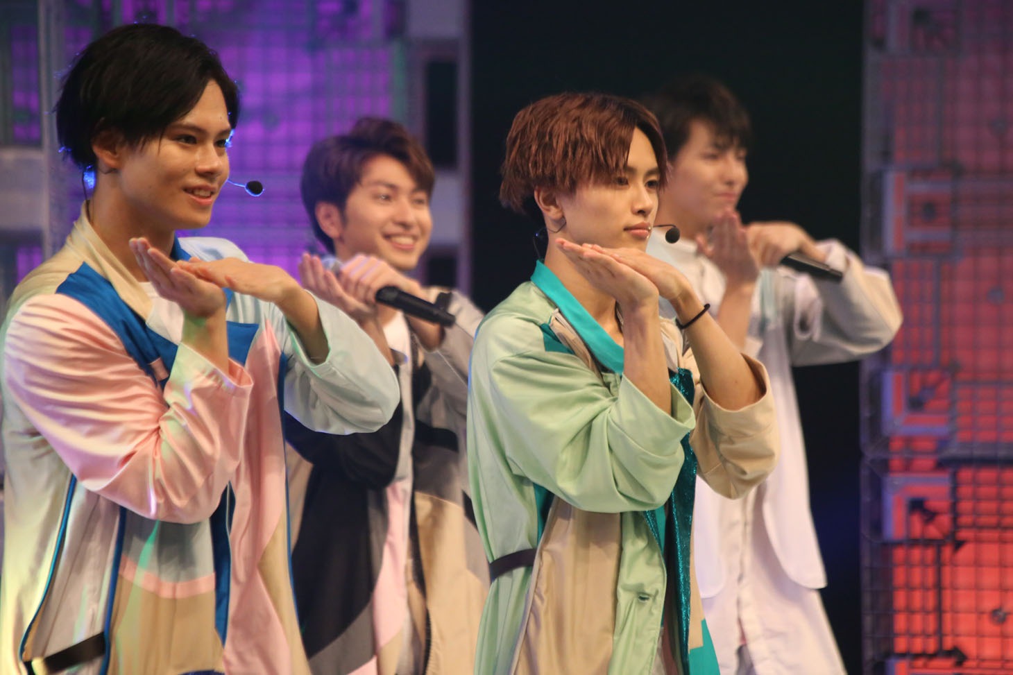 ライブパートの様子。