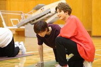 手前からユーキ、リョウガ。