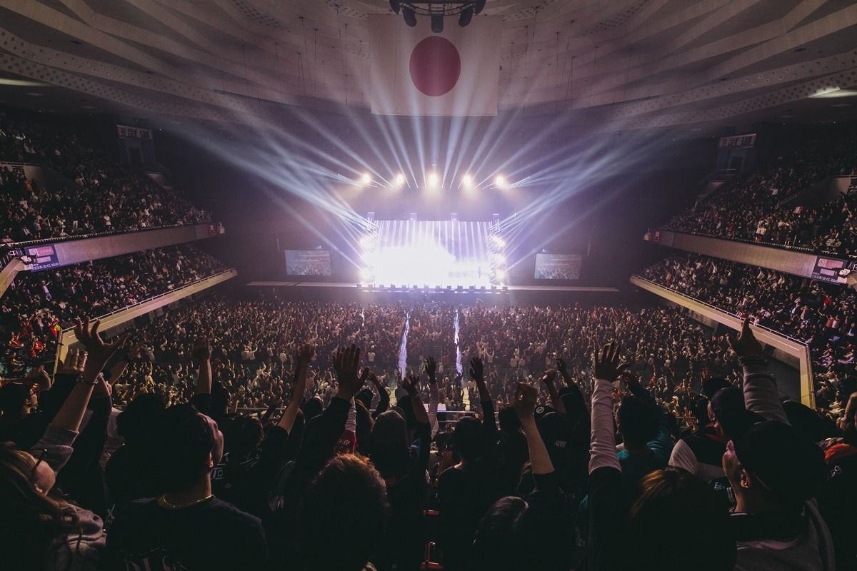 AK-69「DAWN in BUDOKAN」の様子。（写真提供：Virgin Music）