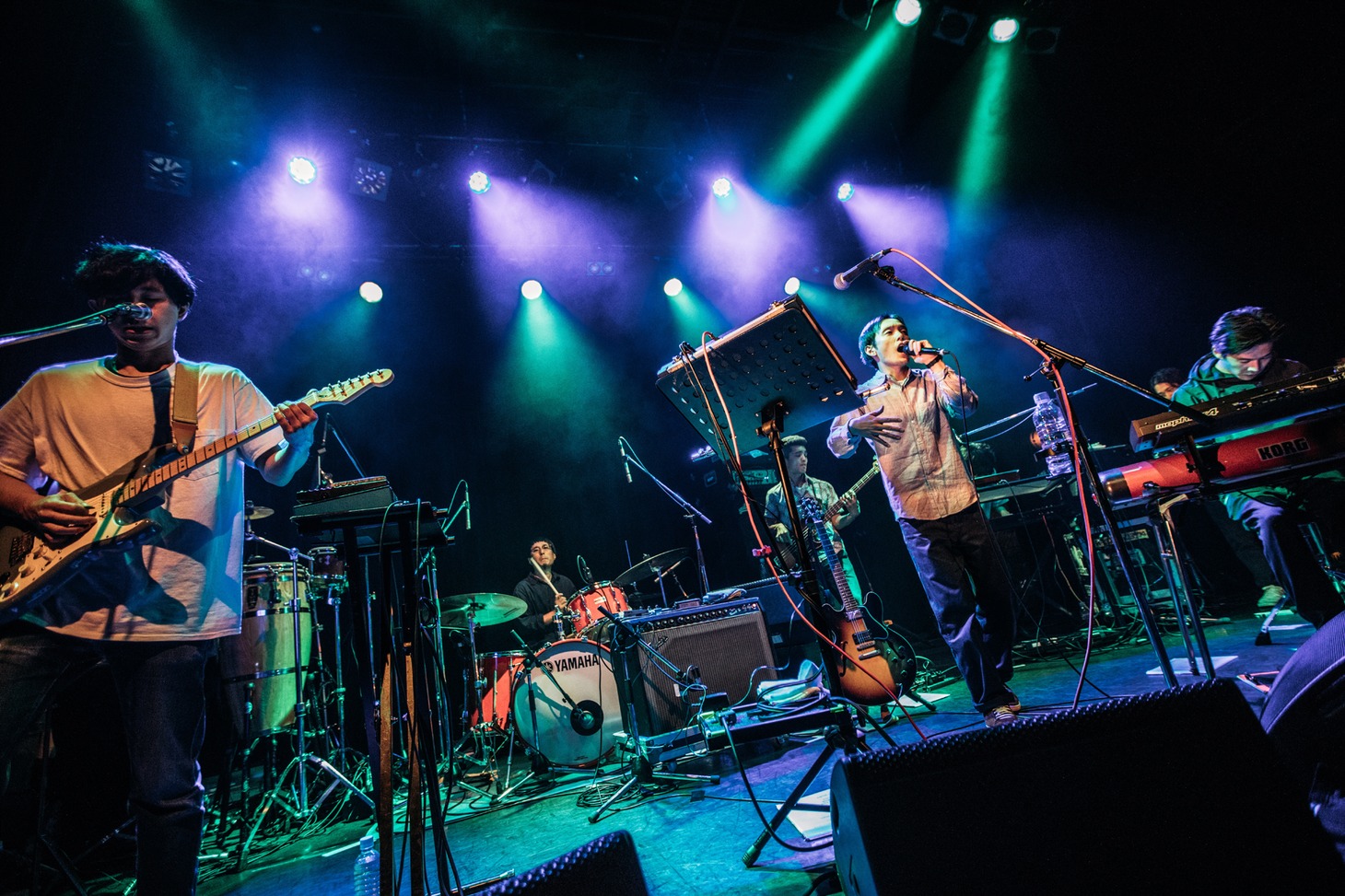 ceroのライブの様子。（Photo by Ray Otabe）