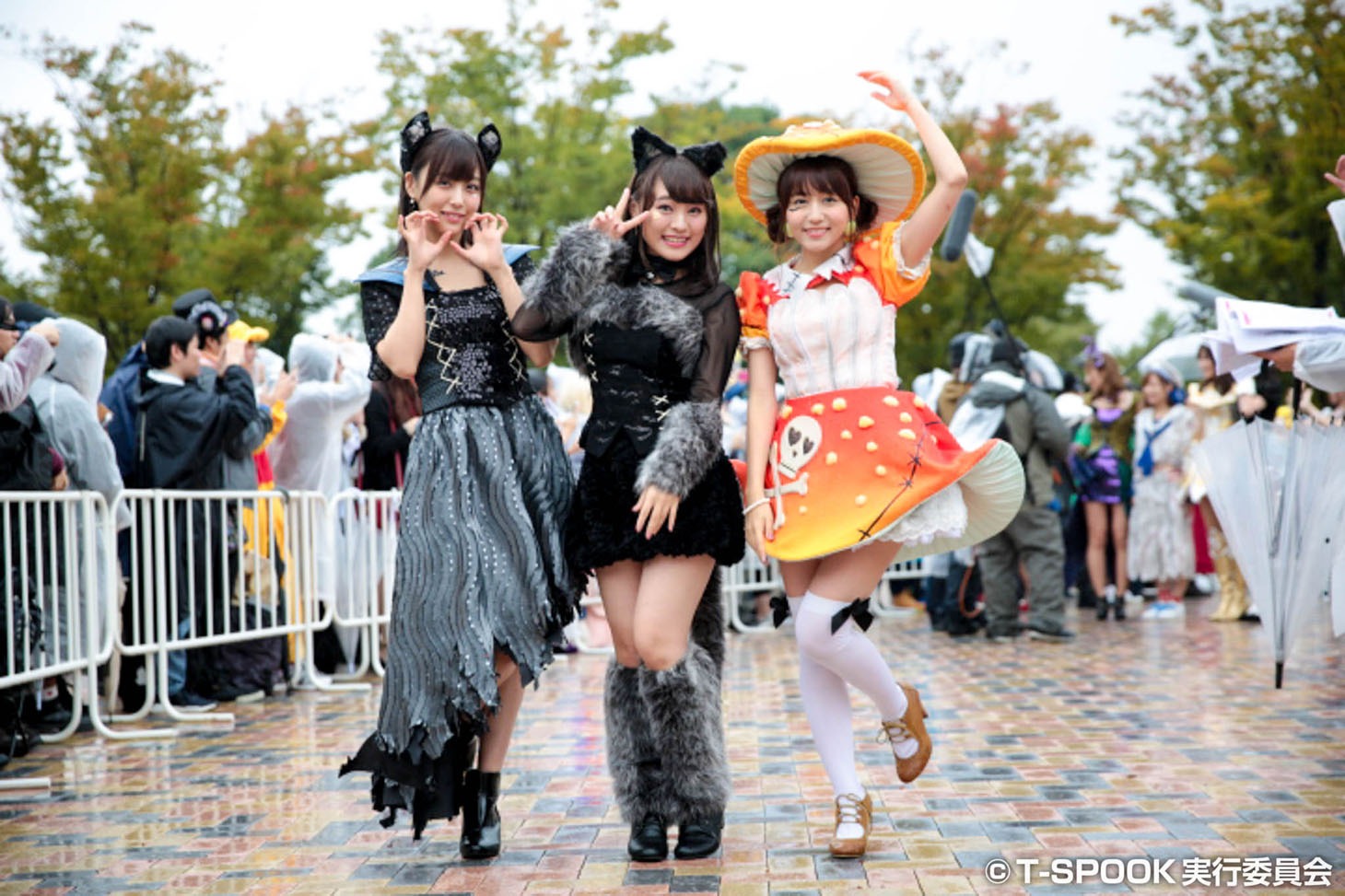 SKE48のパレードの様子。