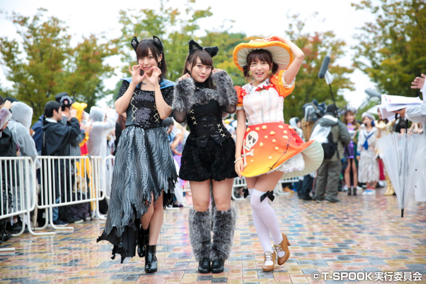 SKE48のパレードの様子。