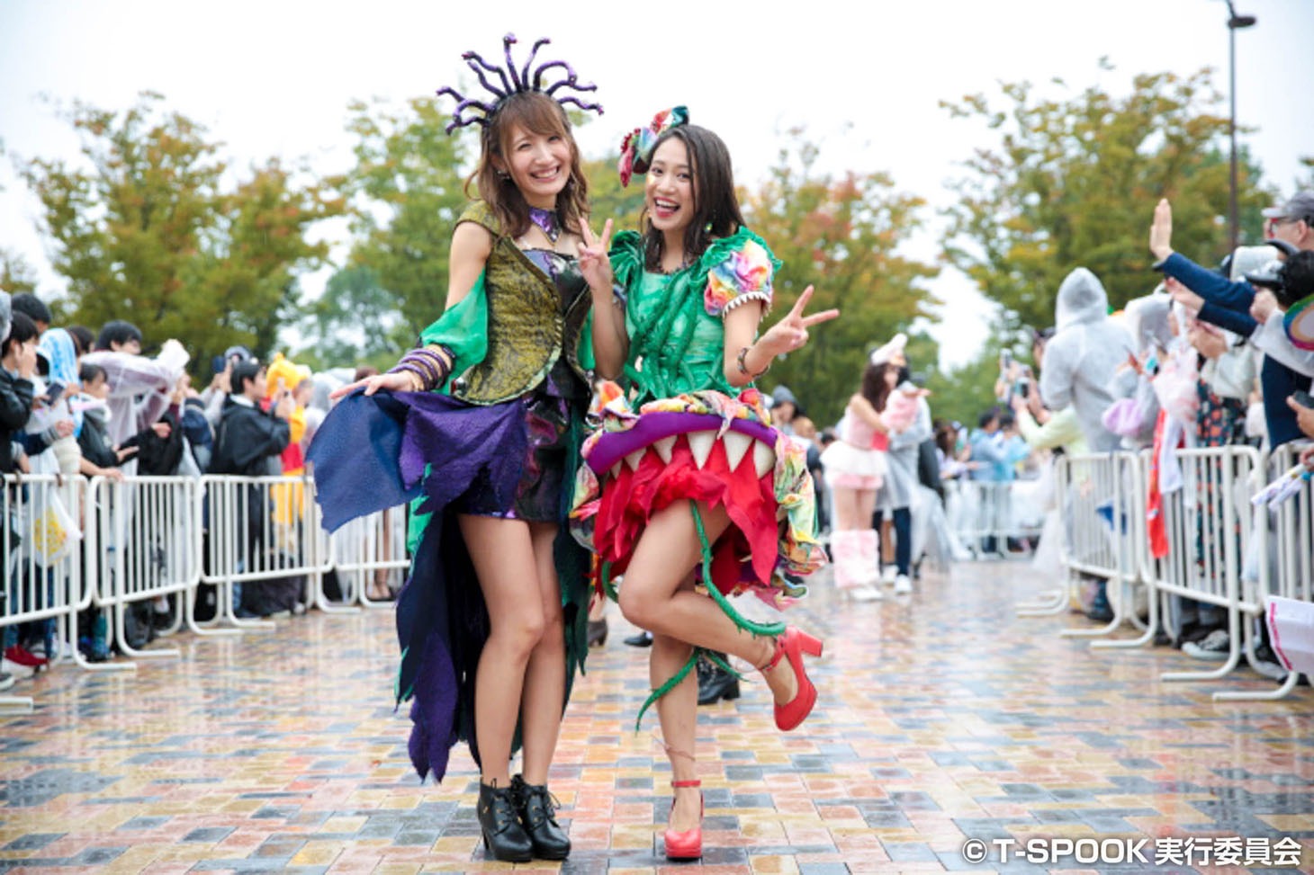 SKE48のパレードの様子。