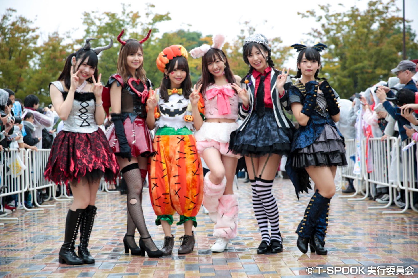 SKE48のパレードの様子。
