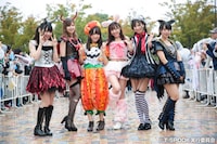 SKE48のパレードの様子。