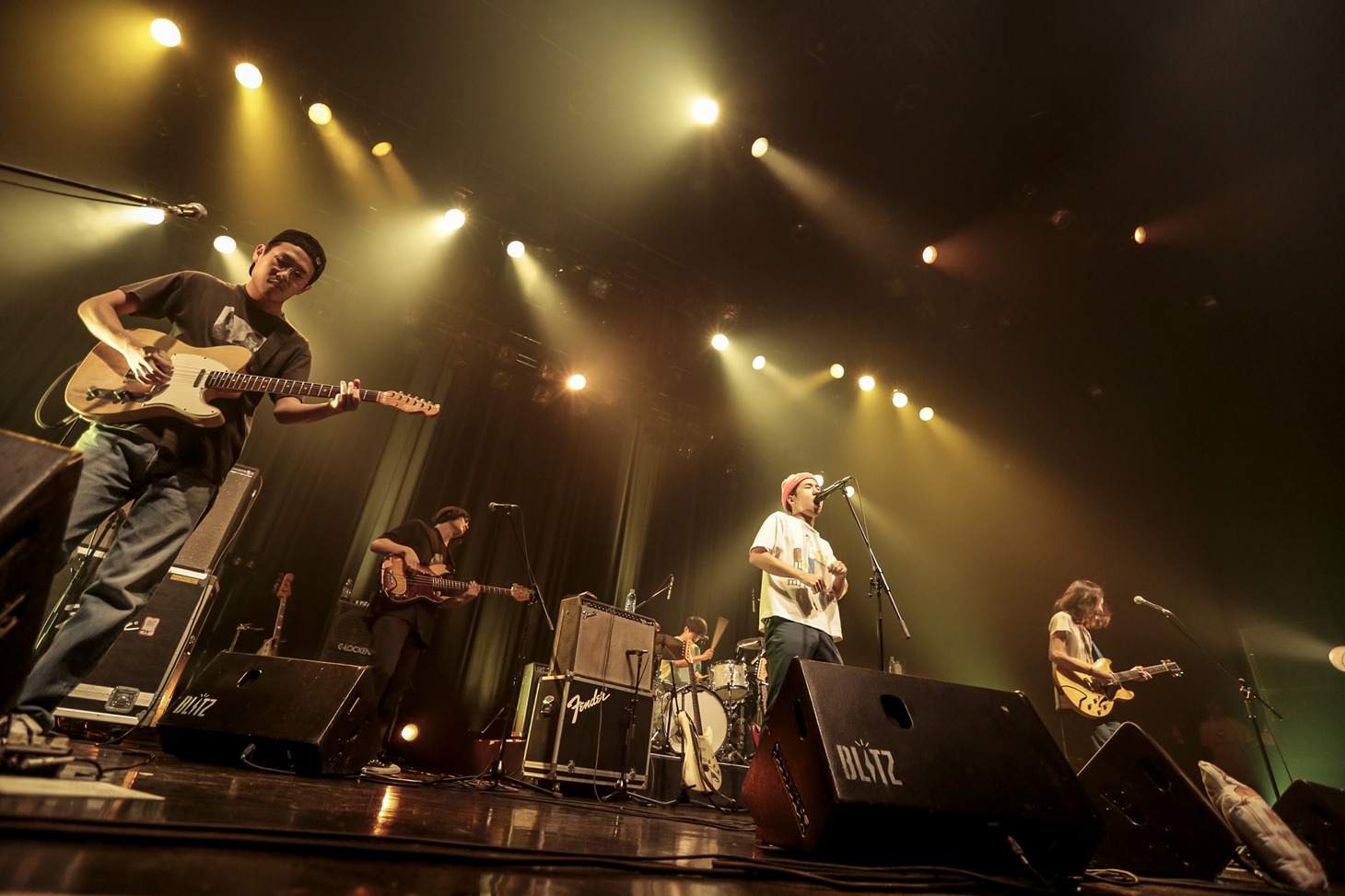 never young beach 3rd album「A GOOD TIME」TOUR 東京・赤坂BLITZ公演の様子。（Photo by Yosuke Torii）