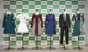 「欅坂46 UNIFORM MUSEUM supported by XYLITOL20th」で展示される衣装。