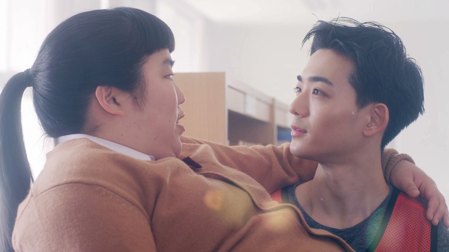 「恋する肌キュンmovie」第2弾のワンシーン。