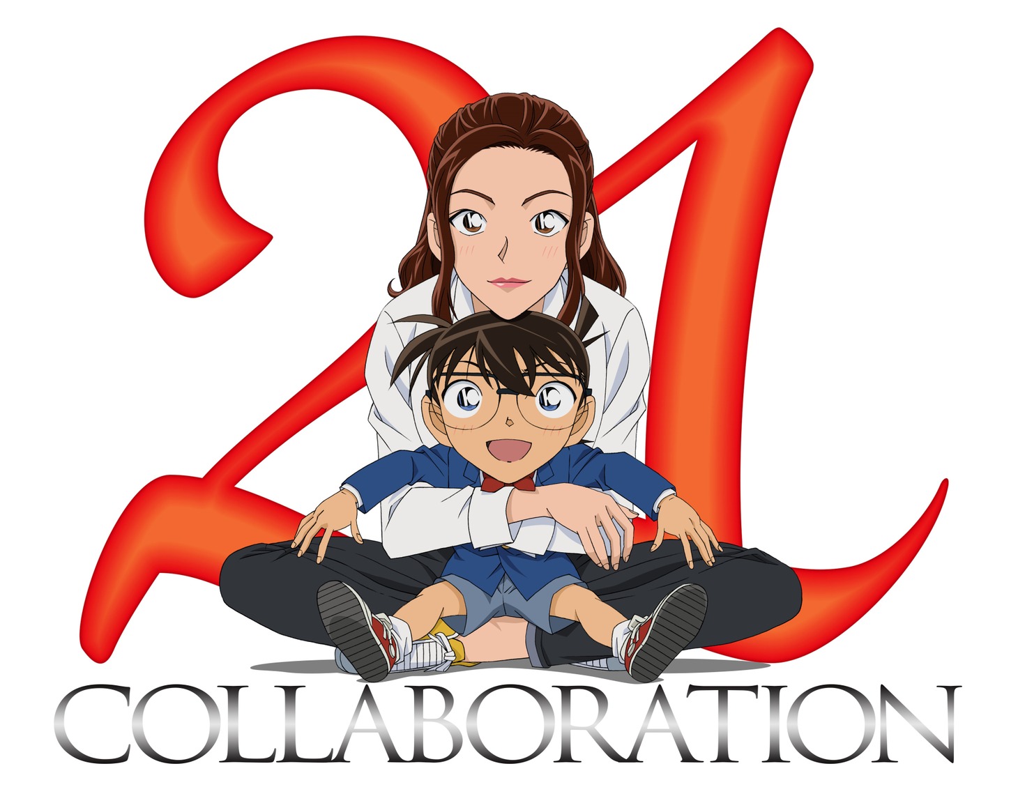 倉木麻衣と「名探偵コナン」のコラボレーションロゴ。
