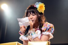 エビ中ファミリーからの質問に次々と答える中山莉子。