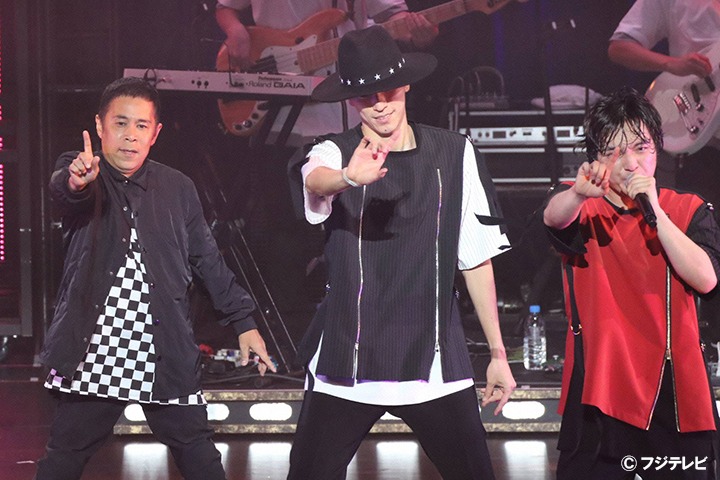 三浦大知と岡村隆史が共演した「DAICHI MIURA BEST HIT TOUR 2017」埼玉・大宮ソニックシティ 大ホールの様子。