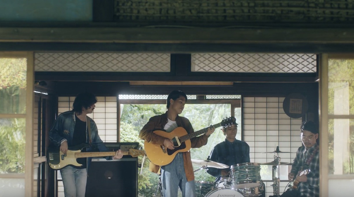 Yogee New Waves「SAYONARAMATA」ミュージックビデオのワンシーン。