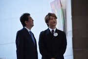 安倍晋三首相と香取慎吾。
