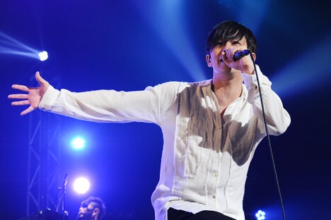 松川ケイスケ（Vo）（Photo by Masanori Fujikawa）