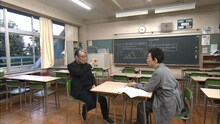 松本隆と古舘伊知郎。(c)フジテレビ