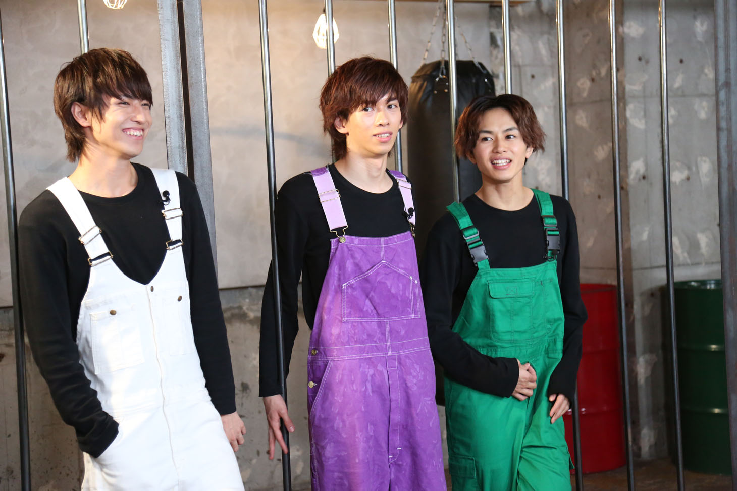 左からタカシ、リョウガ、タクヤ。