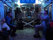 「Boombox TRIP in TRAIN」の様子。