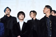 「HiGH&LOW THE MOVIE 3 / FINAL MISSION」完成披露舞台挨拶の様子。