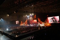 HALLOWEEN JUNKY ORCHESTRAパフォーマンス中の様子。