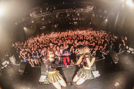 The Idol Formerly Known As LADYBABY「ONEMAN PARTY 2017　-THE BATTLE OF TOKYO-」の様子。（撮影：タマイシンゴ）