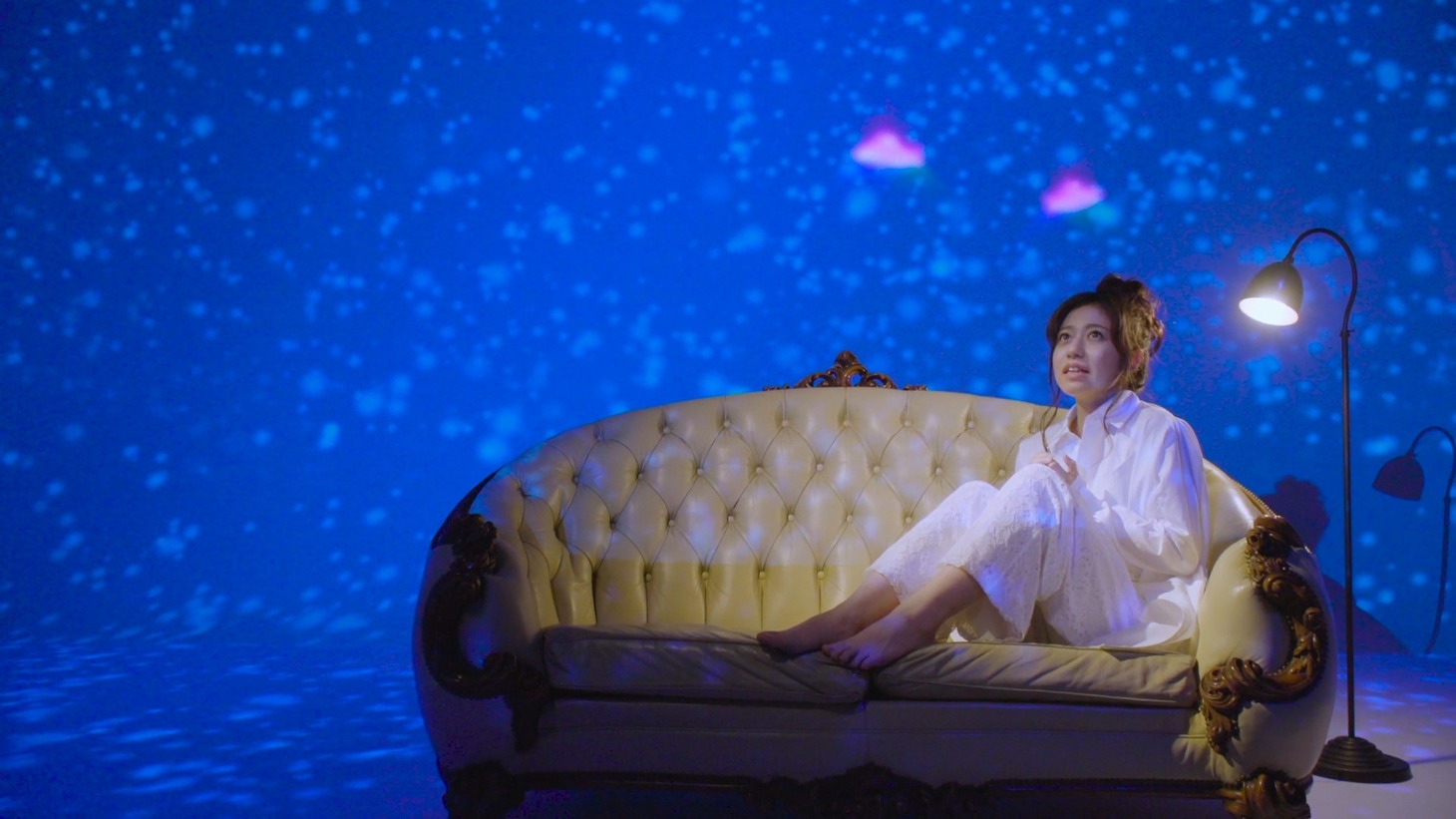 桐嶋ノドカ「桐嶋ノドカ「言葉にしたくてできない言葉を」ミュージックビデオのワンシーン。