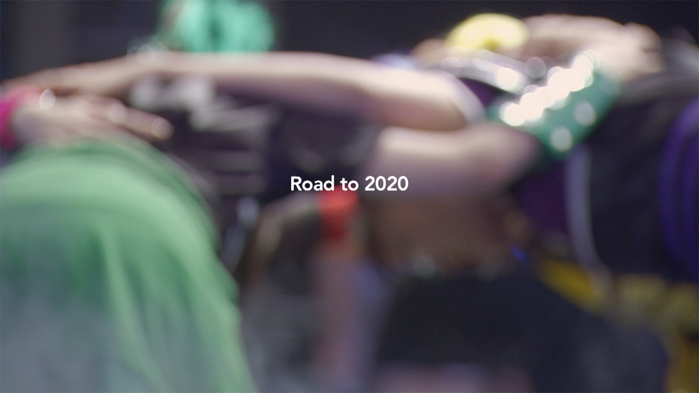 「ももクロ夏のバカ騒ぎ2017 -FIVE THE COLOR Road to 2020- 味の素スタジアム大会」ティザーのワンシーン。