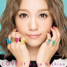 西野カナ「LOVE it」通常盤ジャケット