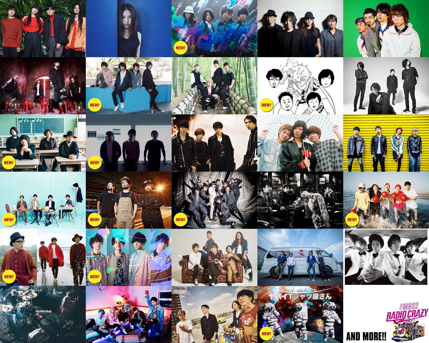 「FM802 RADIO CRAZY」出演者