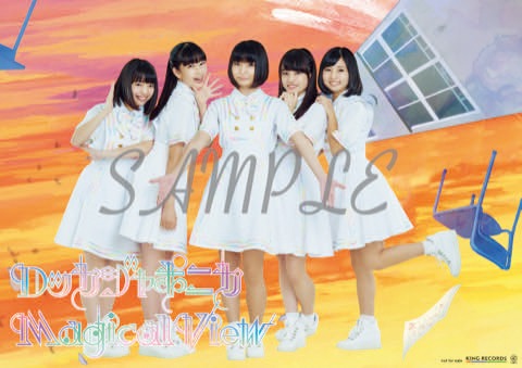 ロッカジャポニカ「Magical View」TSUTAYA特典のB3サイズポスター。