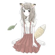 挫・人間「可愛い転校生に告白されて付き合おうと思ったら彼女はなんと狐娘だったので人間のぼくが幸せについて本気出して考えてみた feat.常盤ゆう」配信ジャケット