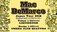 マック・デマルコ「Japan Tour 2018」フライヤー