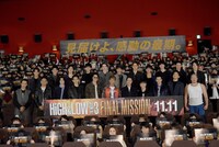「HiGH&LOW THE MOVIE 3 / FINAL MISSION」完成披露舞台挨拶の様子。