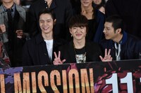 「HiGH&LOW THE MOVIE 3 / FINAL MISSION」完成披露舞台挨拶の様子。