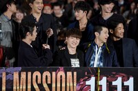 「HiGH&LOW THE MOVIE 3 / FINAL MISSION」完成披露舞台挨拶の様子。