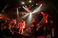 東京スカパラダイスオーケストラと斎藤宏介（UNISON SQUARE GARDEN）のコラボの様子。（撮影：渡邉一生）