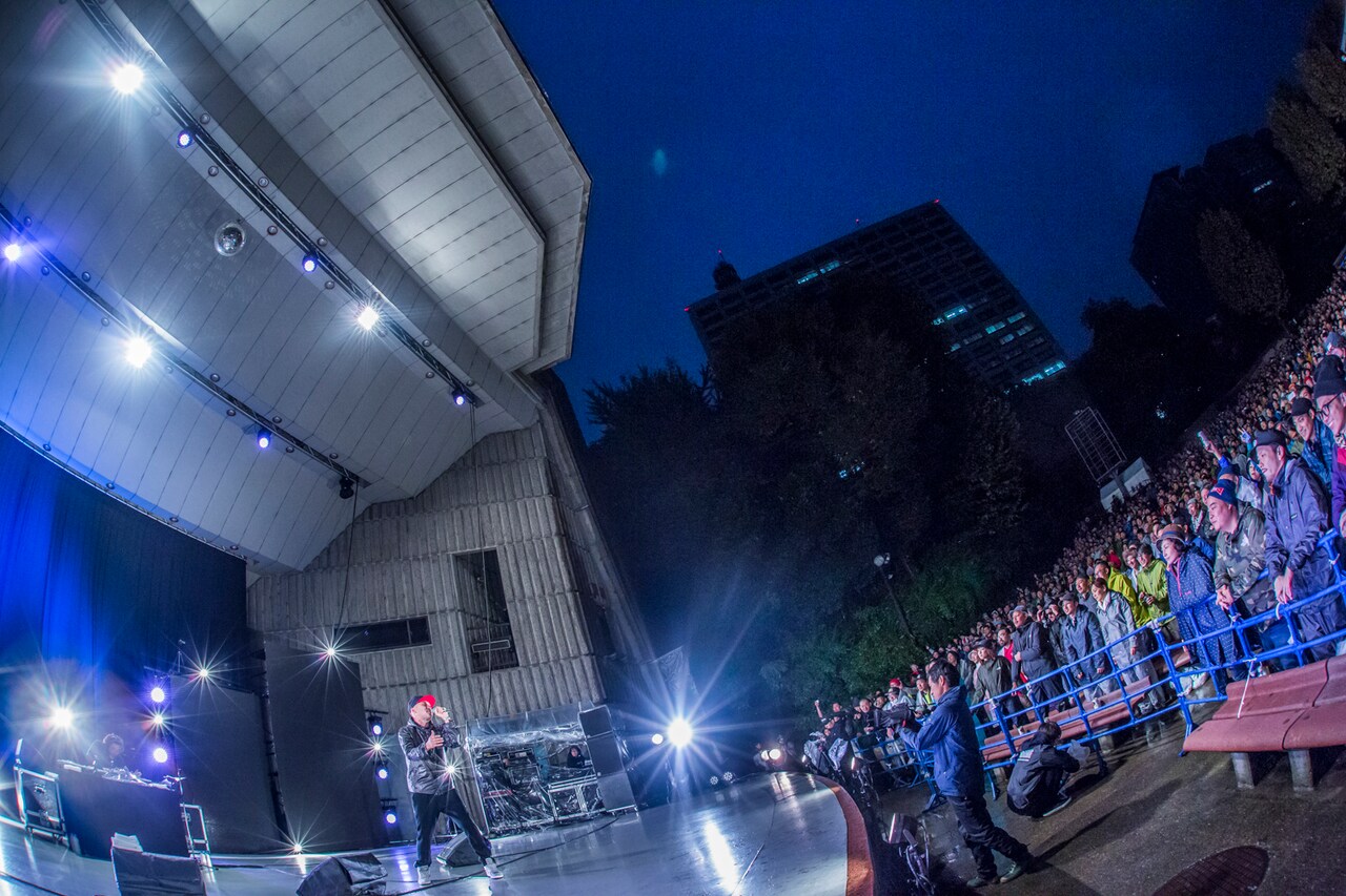 「THA BLUE HERB 結成20周年ライブ」の様子。（Photo by HayachiN）