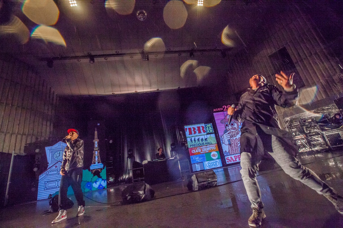 左からILL-BOSSTINO、B.I.G. JOE。（Photo by HayachiN）