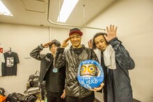 左からO.N.O、ILL-BOSSTINO、DJ DYE。（Photo by HayachiN）