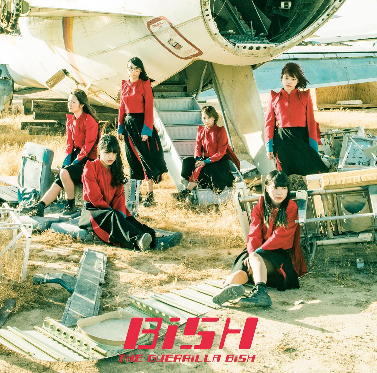 BiSH「THE GUERRiLLA BiSH」CD盤ジャケット