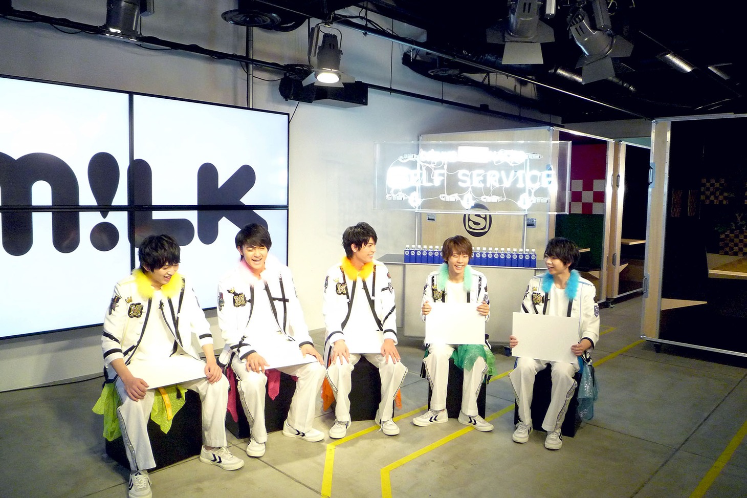 「M!LK スペシャル～はじめまして、僕たちM!LKです！～」のワンシーン。