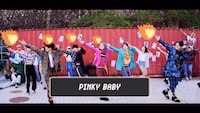 XOX「PINKY BABY」ミュージックビデオのワンシーン。