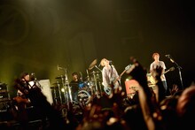 「THE EYEWALL NiGHT vol.1」での04 Limited Sazabysのライブの様子。